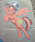 I love this style for chalk paintings because it's so unlike chalk painting usually are. The shadows and the outlines look so good!