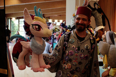 Familiar faces are sometimes accompanied with familiar outfits and plushies.